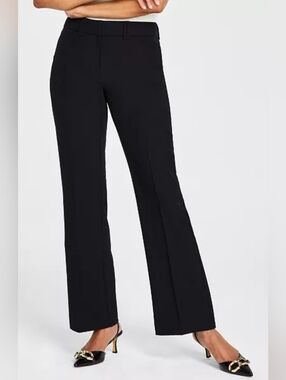 7th Avenue Women's Classic Black Boot Cut Dress Pants ~ Size 12